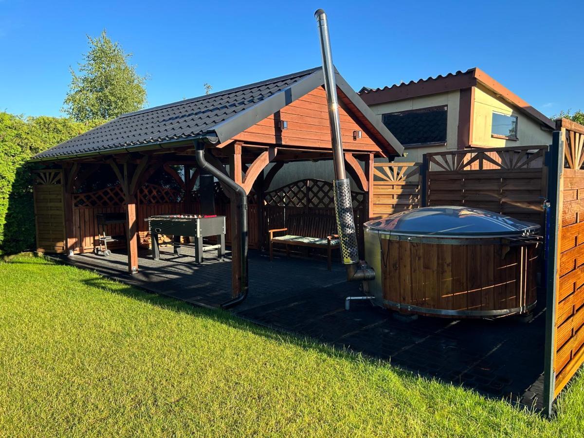 Domek Kaszuby Stezyca Z Bania I Sauna Buitenkant foto